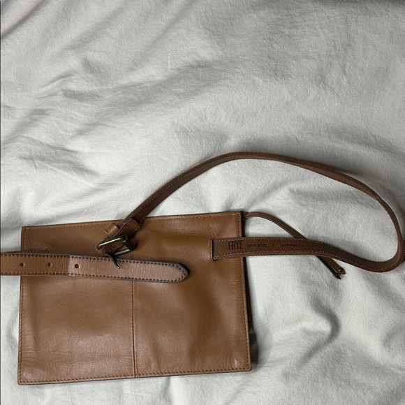 Frye Brown Leather Festival Belt Bag - Picture 4 of 6